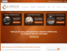 Tablet Screenshot of camdur.com